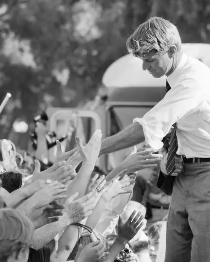 Robert Kennedy Campaigning 1968 copy Enlarged copy