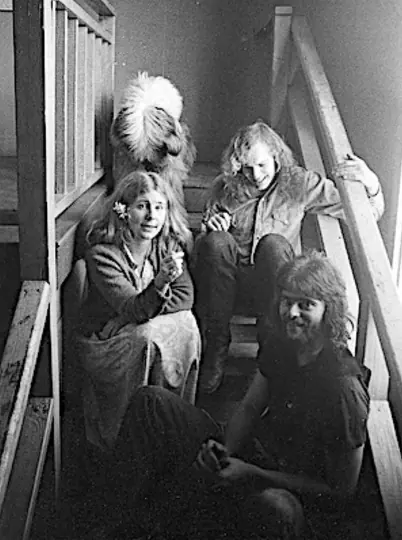 The Church Stairwell Julie, Charlie, T. Black copy